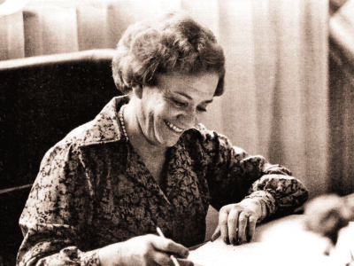 Lydia Gueier, Presidenta de la República.