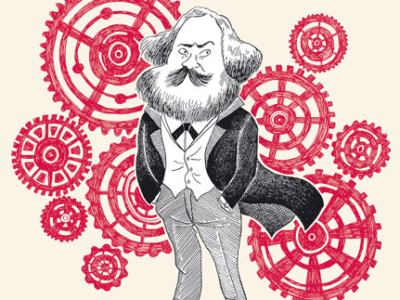 Karl Marx / Ilustración de Editora Bogotá